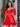 Big Bow Mini Boned Ball Gown Prom Dress-Red